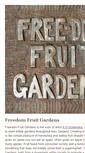 Mobile Screenshot of freedomfruitgardens.com