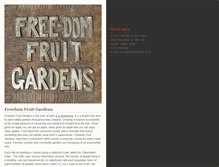 Tablet Screenshot of freedomfruitgardens.com